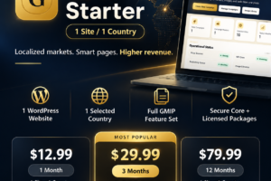 GMIP Starter — 1 Site 1 Country